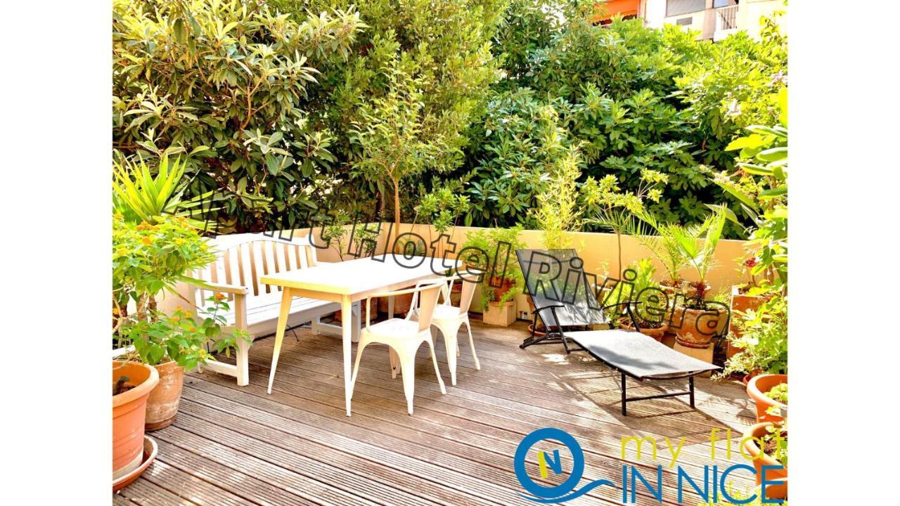 Aparthotel Riviera - Grimaldi Coeur De Ville - Large Studio Ac With Bigger South Terrace - Hyper Centre - Terrasse Esprit Nizza Esterno foto